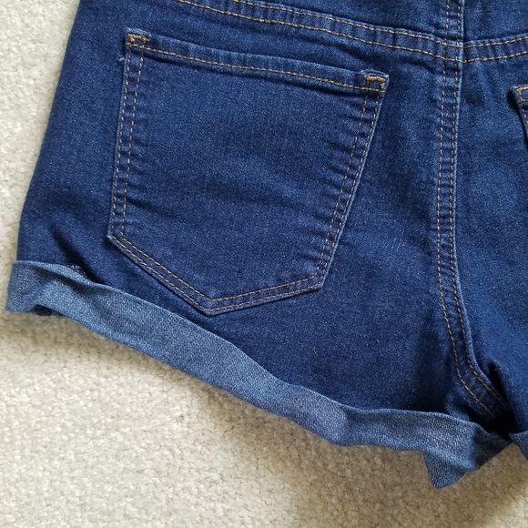 🏖 FOREVER 21 Cuffed Blue Jean Denim Shorts 26 - Picture 7 of 7